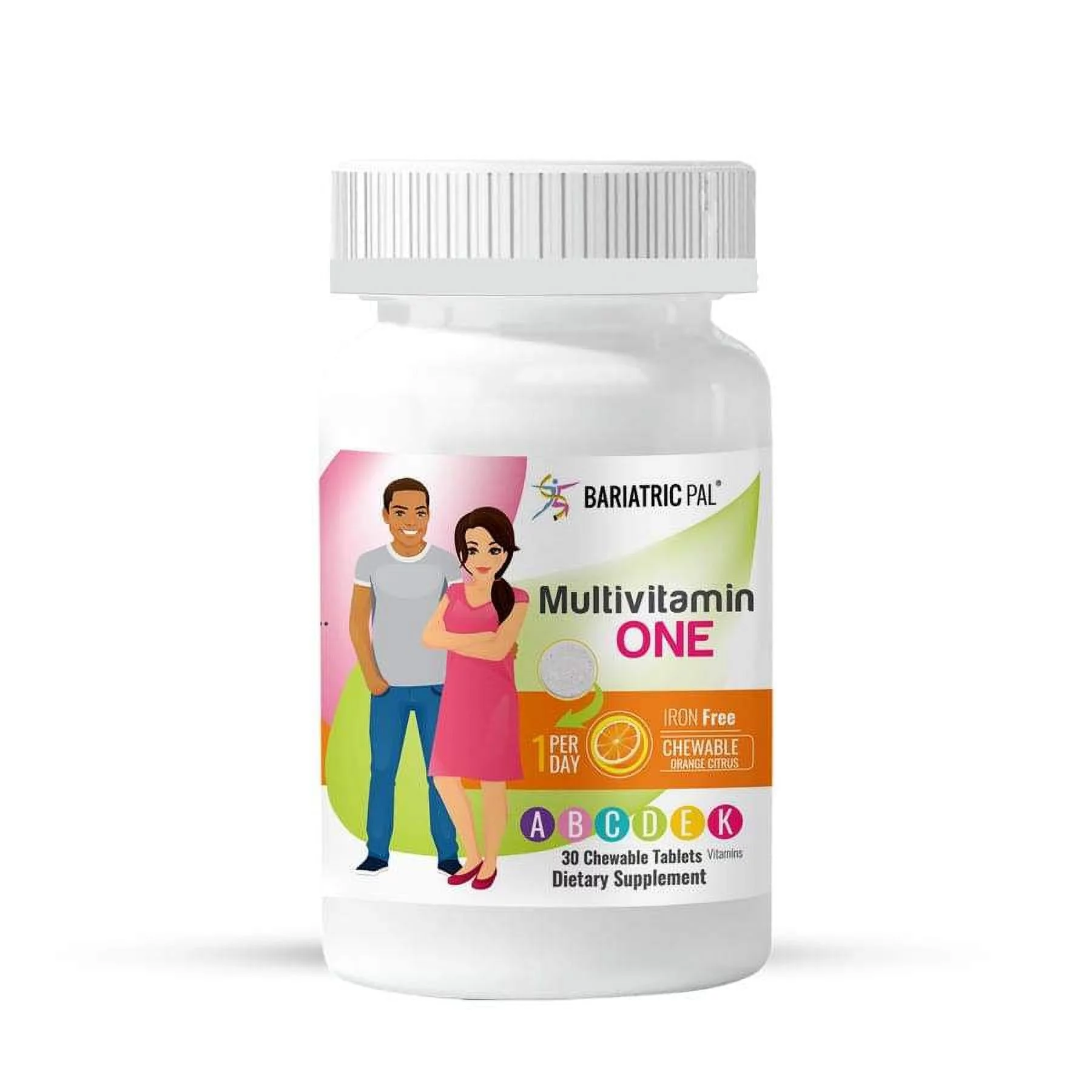 Duodenal Switch Vitamin Pack – Chewables Size: 3-Month Supply, BariatricPal Multivitamin ONE: Orange Citrus Chewable – Iron Free, BariatricPal Calcium Citrate Soft Chews: Caramel Apple - Image 2
