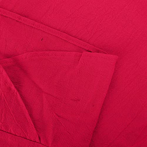 Women’s Cotton Linen Casual Summer Harem Pants Solid Color Loose Wide Leg Pant Comfortable Sweatpants with Pocket - Image 6