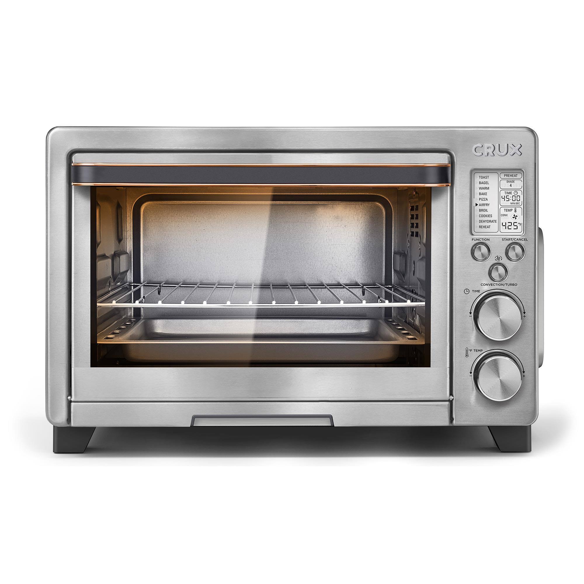 Crux 6 Slice Digital Air Frying Toaster Oven