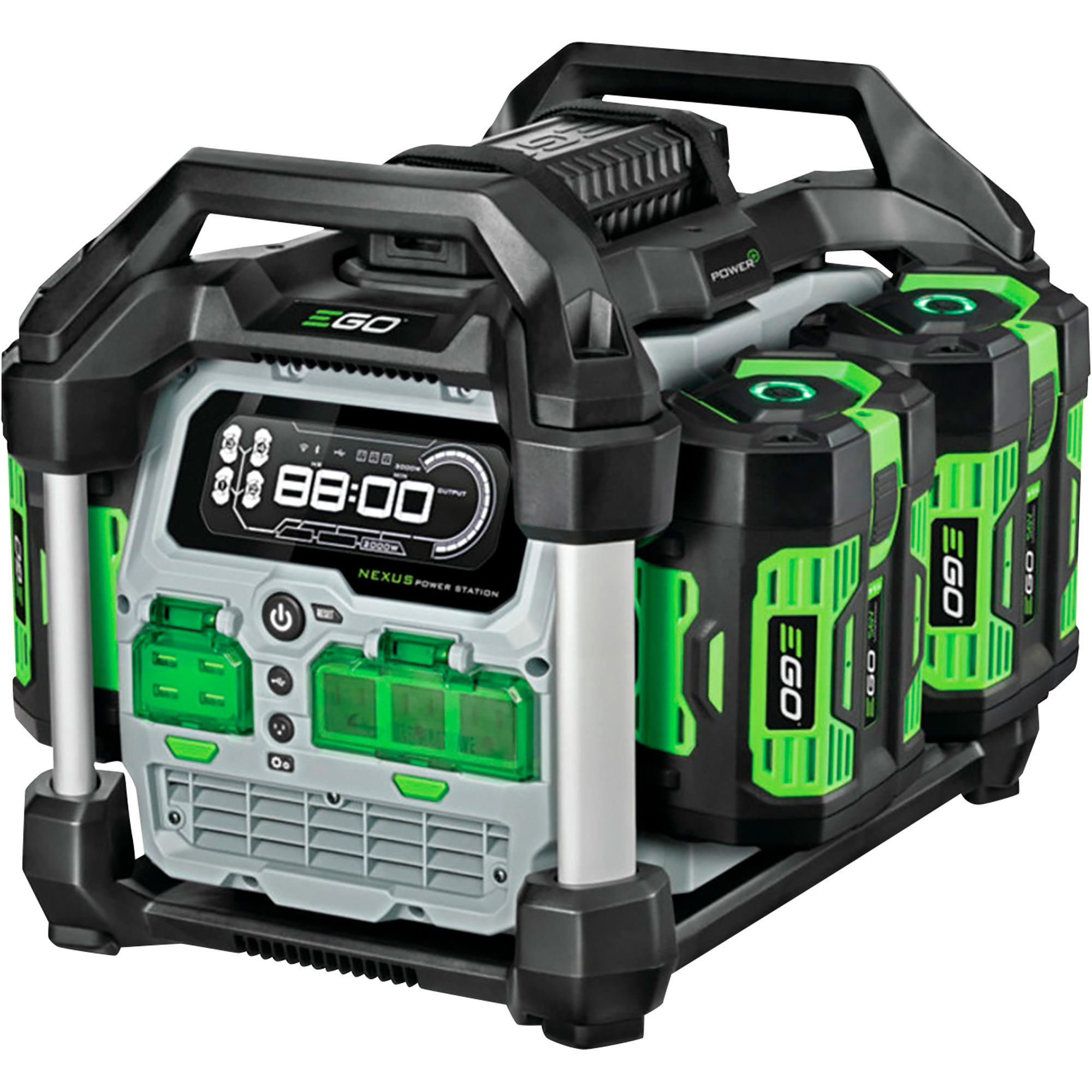 EGO Nexus Power Station, 56 Volts, Includes 2 Batteries, Model# PST3042