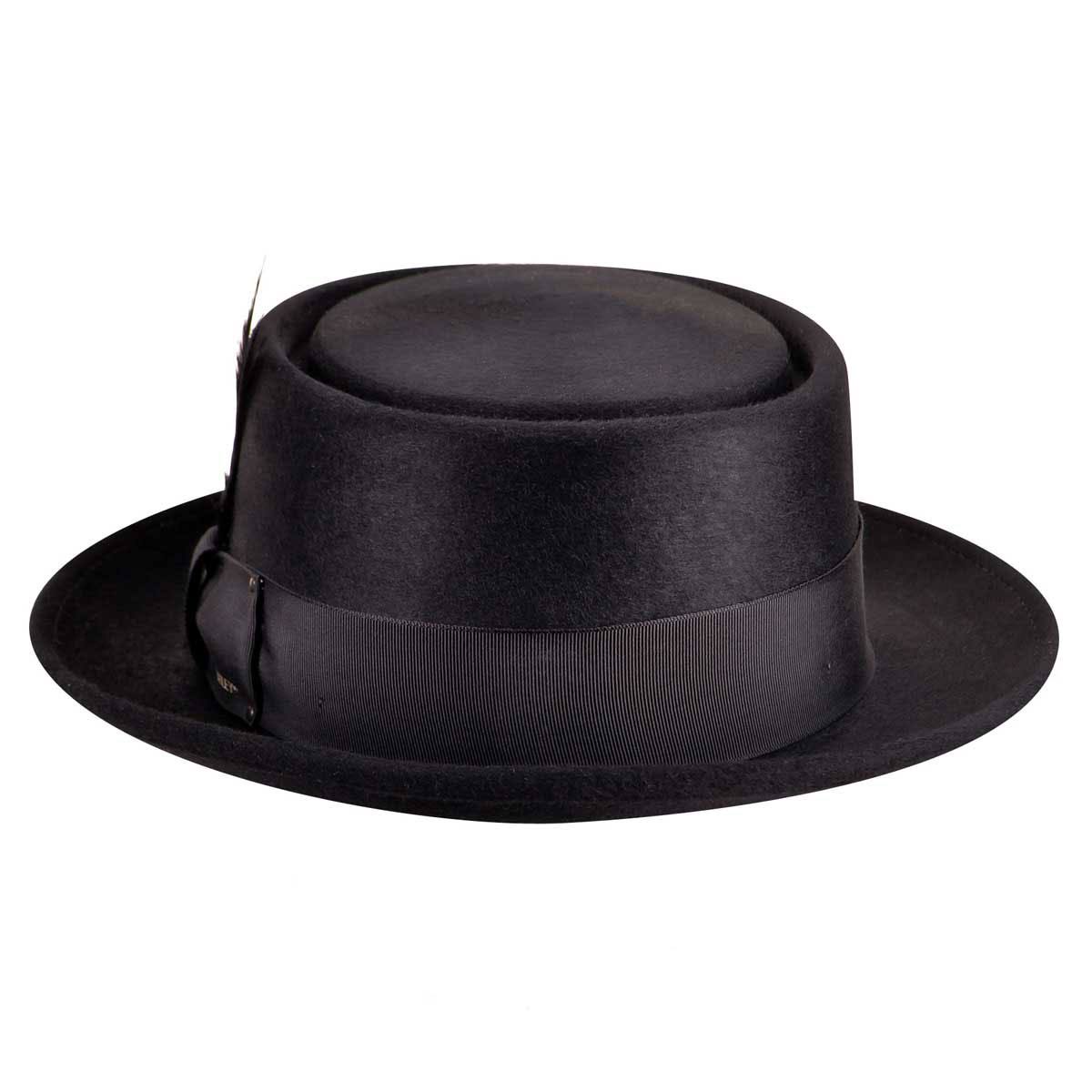 Men&s Bailey Jett Pork Pie Hat: Size: 7 5/8 Black - Image 4