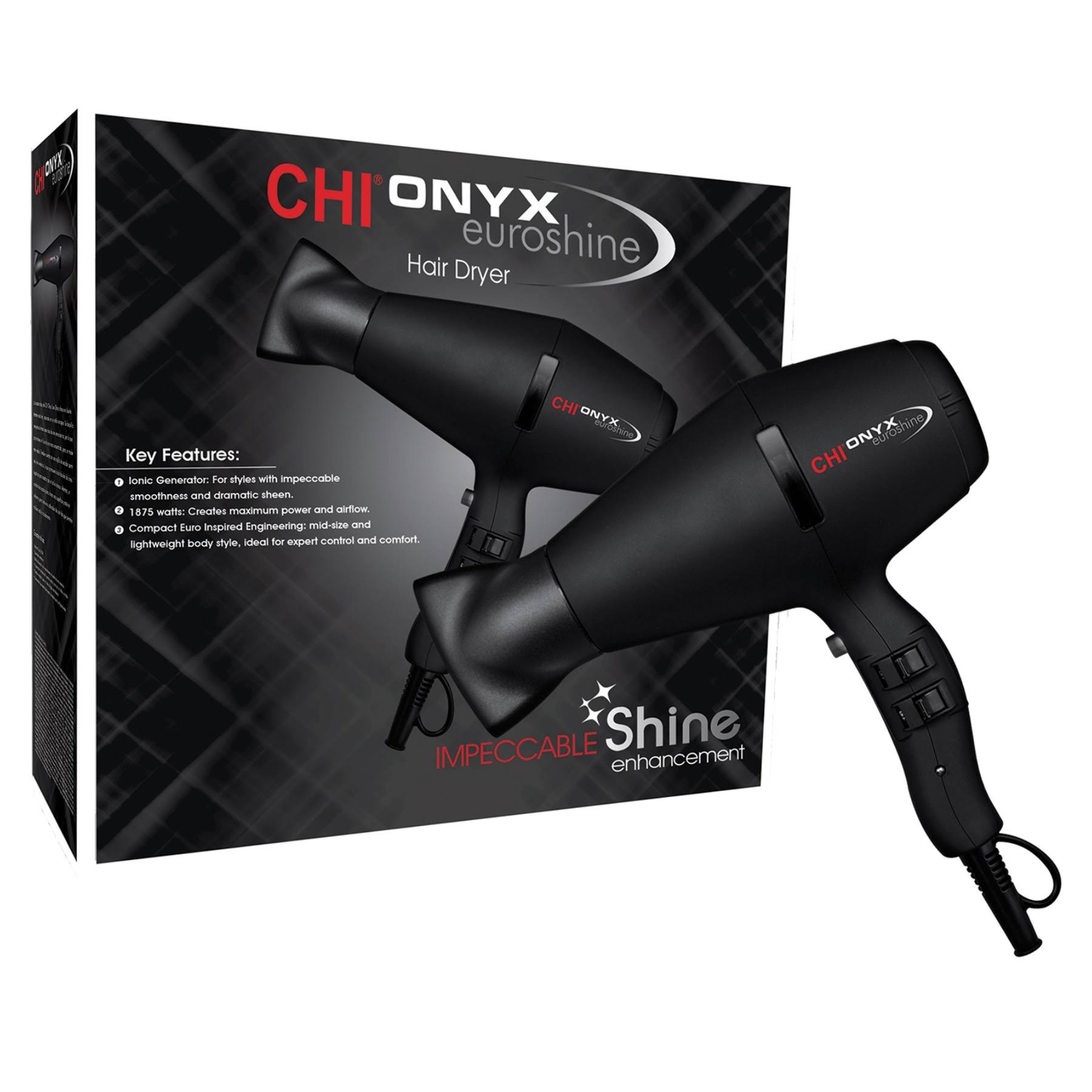 Chi Onyx Euroshine Hair Dryer - Image 2