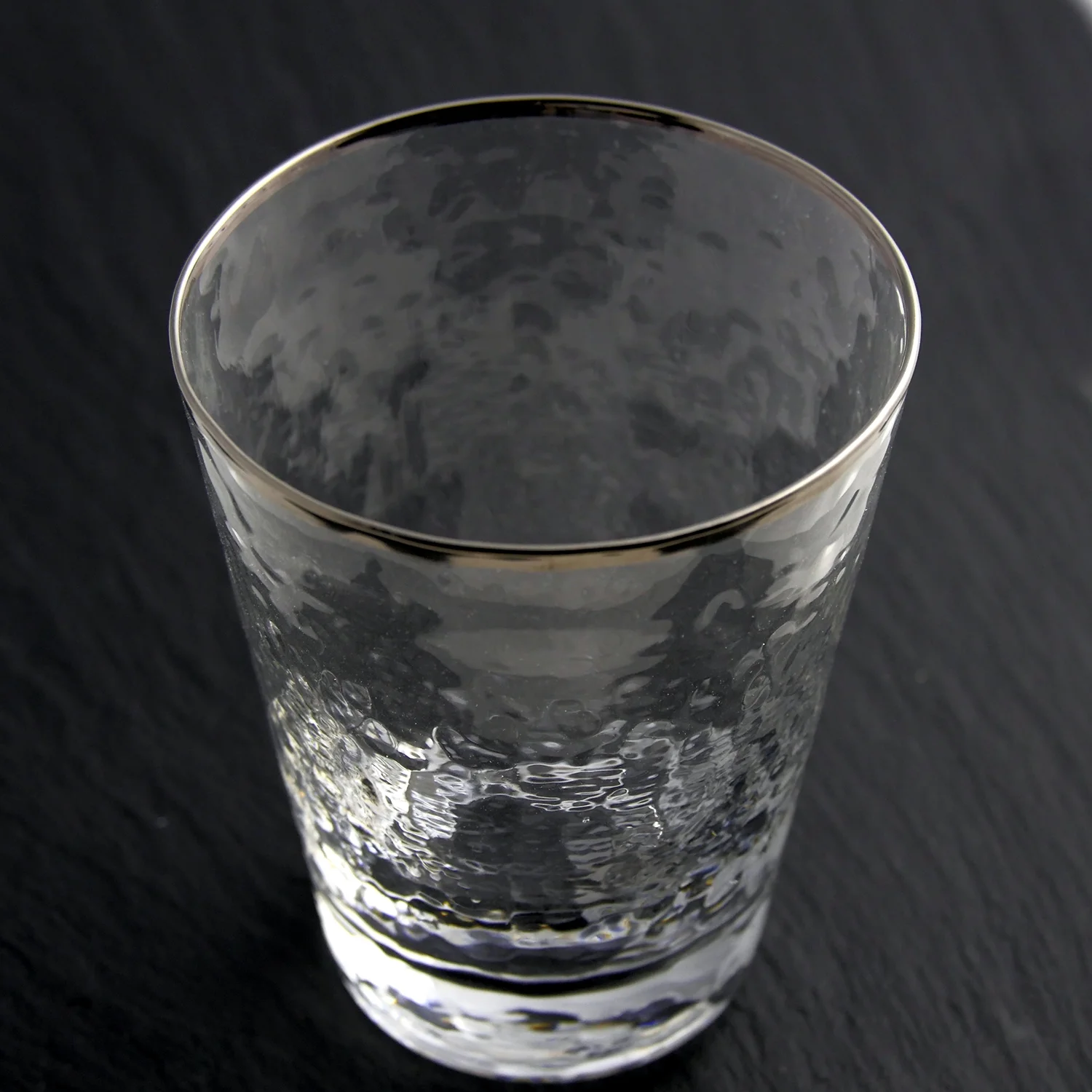 Split P Metallic Rim Double Old Fashioned Set – Silver - Image 3