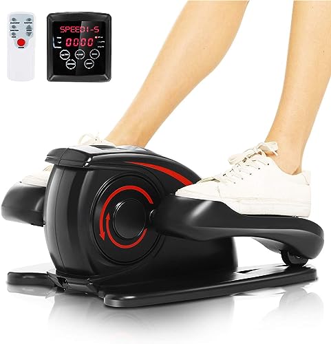 ANCHEER Under Desk Elliptical Machine – Quiet Pedal Exerciser for Seniors, Office & Home, Low-Impact Seated Leg Workout Equipment, Smart LCD Display, Remote Control - Image 2