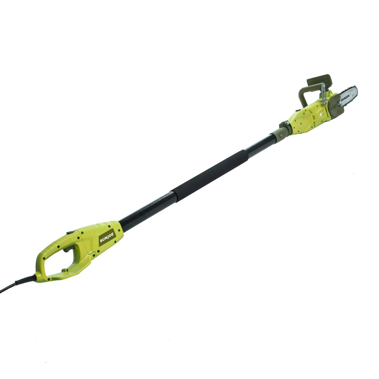 Sun Joe 8-Inch 8.0 Amp 2-in-1 Convertible Pole Chain Saw, Green, Swj806e - Image 3