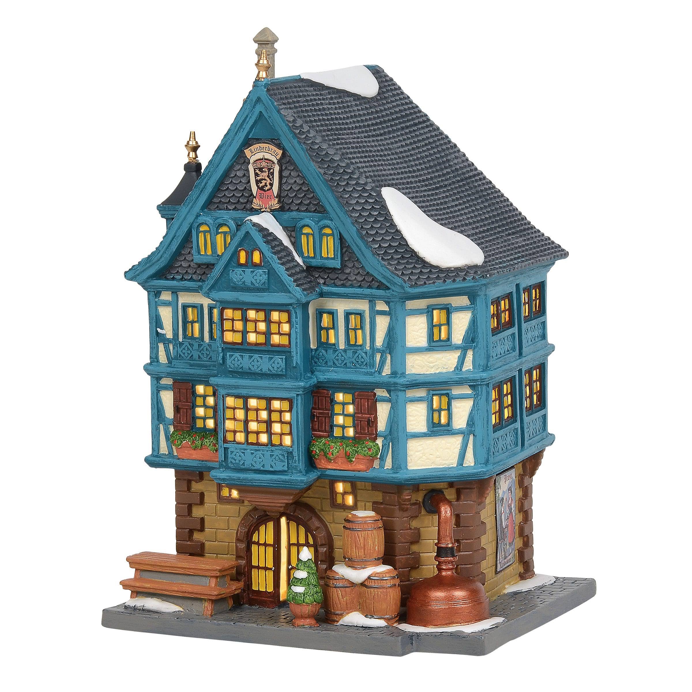 Department 56 Alpine Village Linderbrau Beer Hall – Boxed
