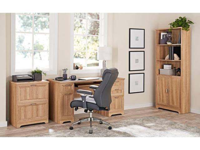Realspace Modern Comfort Series Keera Bonded Leather Mid-Back Chair, Gray/Chrome, Silver - Image 4