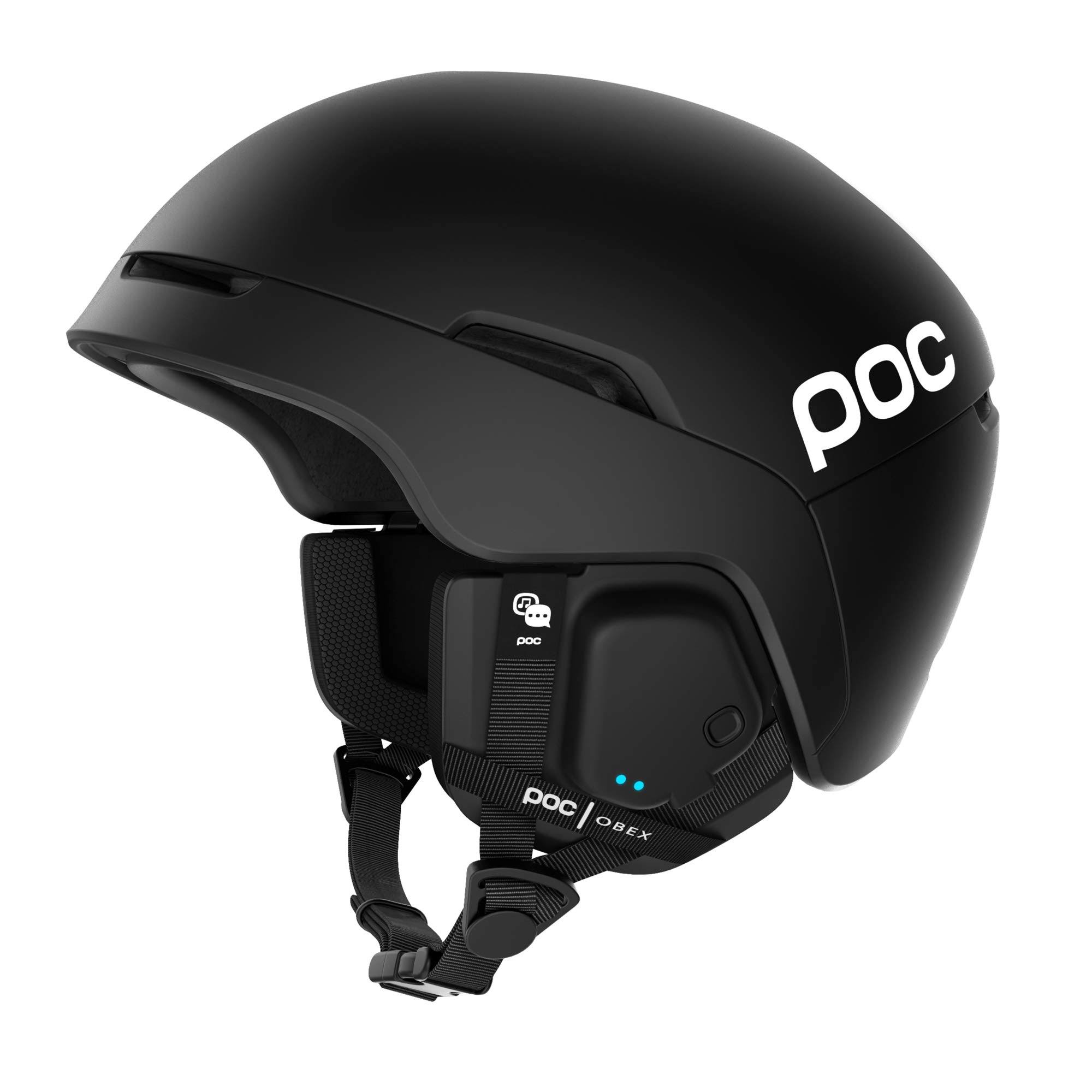 POC OBEX Spin Communication Helmet Uranium Black, M/L
