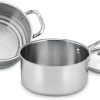 Cuisinart 77-35CG Chef’s Classic Stainless 3-Piece 3-Quart Steamer Set