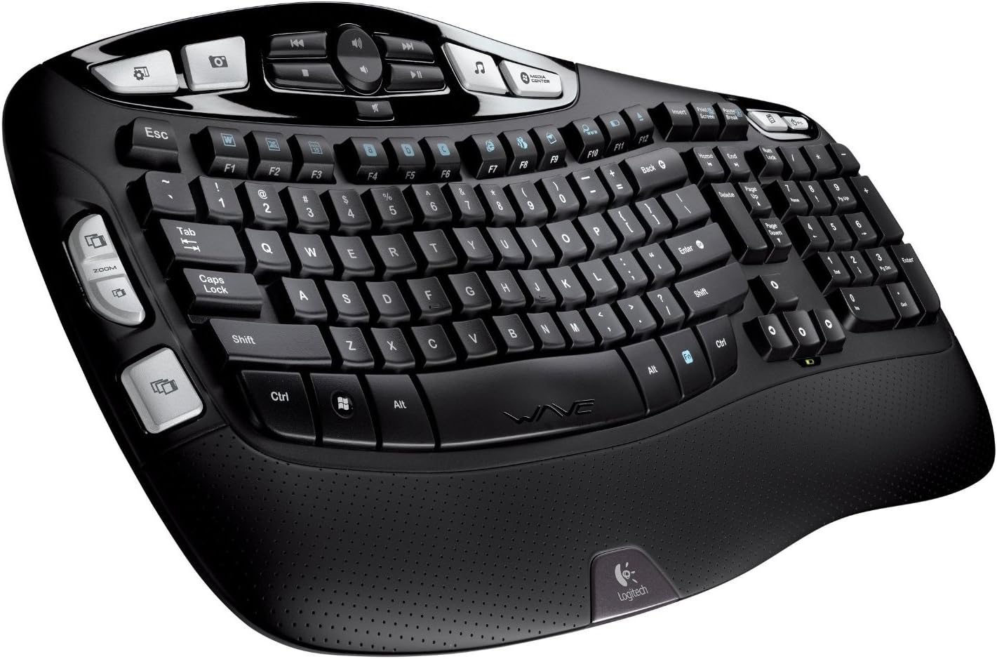 Logitech – MK570 Comfort Wave Wireless Keyboard and Optical Mouse (Renewed) - Image 2