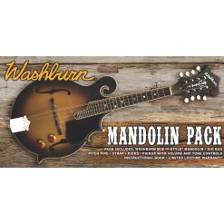 Alternative view of Washburn M3Ek F-Style Acoustic/Electric Mandolin Starter Package, Sunburst