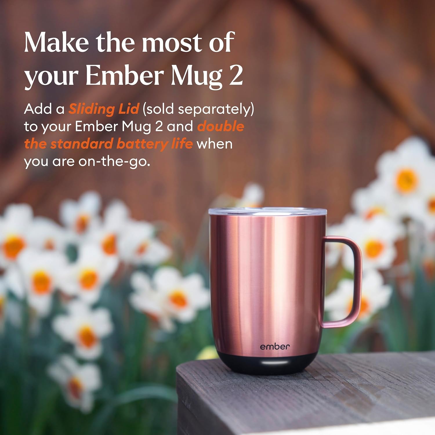 Ember Temperature Control Smart Mug 2, 14 Oz, App-Controlled Heated Coffee Mug with 80 Min Battery Life and Improved Design, White - Image 83