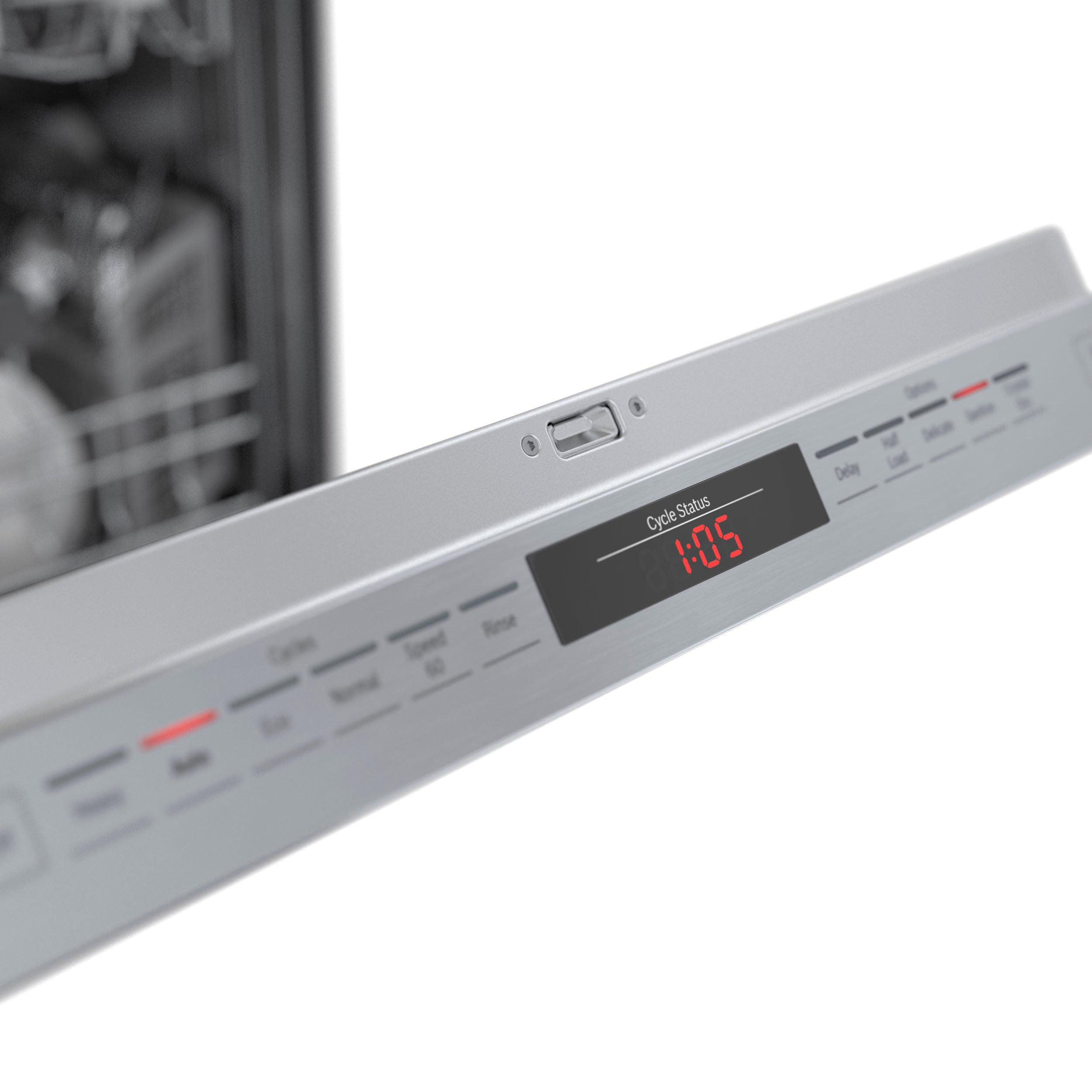 Bosch – 800 Series 24 Top Control Built-In Dishwasher with CrystalDry, Stainless Steel Tub, 3rd Rack, 42 dBa – Stainless steel - Image 14