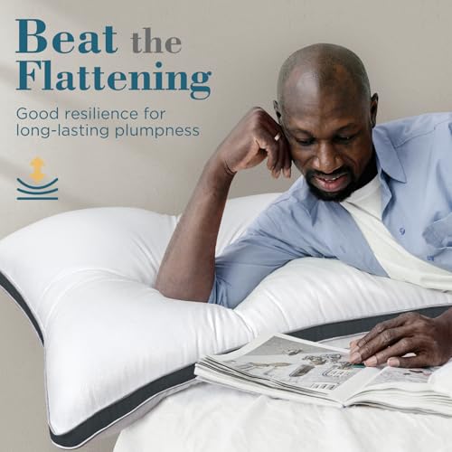 viewstar Bed Pillows King Size Set of 2, Hotel Quality, Down Alternative Big Pillow for Back, Stomach or Side Sleepers, Firm - Image 106