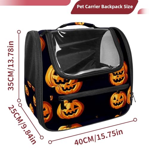 Halloween Pet Carrier Airline Approved Pet Carrier Bag Dog Carrier for Small Medium Cats Dogs Puppies Kitten - Image 74