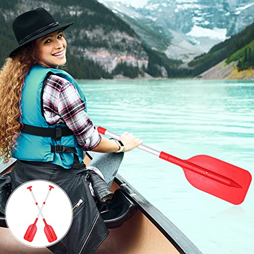 2Pcs Telescopic Kayak Paddle Rafting Boat Paddle Canoe Oars Plastic Aluminum Alloy Boat Oars - Image 6