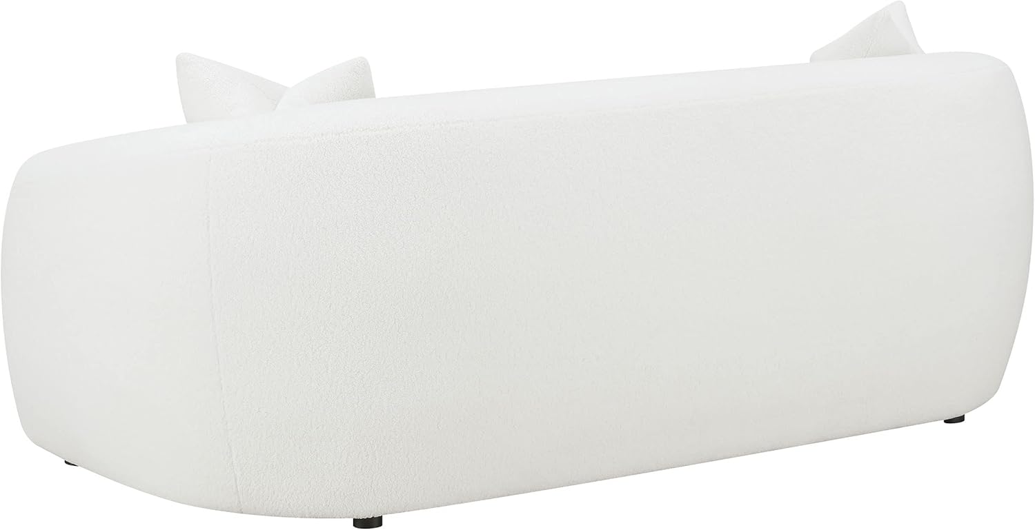 Coaster Home Furnishings Isabella Upholstered Tight Back Sofa White - Image 7