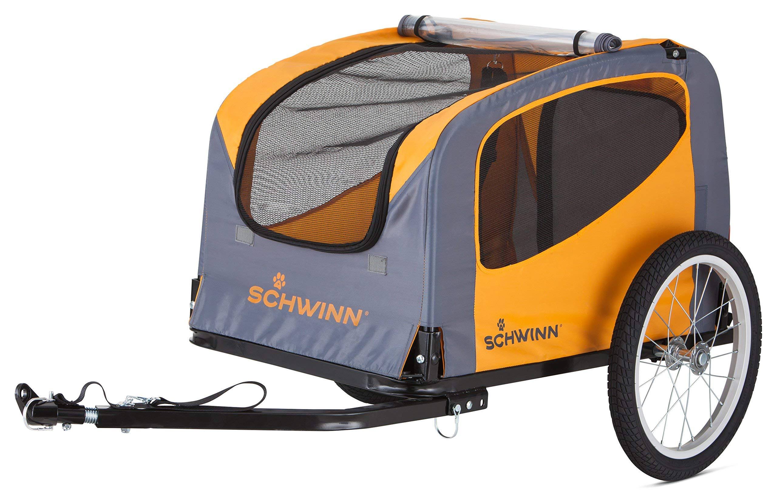Schwinn Rascal Bike Pet Trailer Orange - Image 3