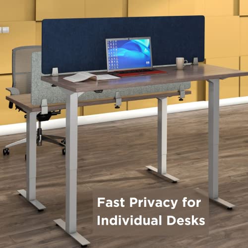 VaRoom – Desk Divider; Sound Proof Dividers – Privacy Shields for Student Desks and Desk Privacy Panels. Cubicle Wall, Desk Divider for Students and Office Divider (Light Grey, 48 W x 18??H) - Image 7
