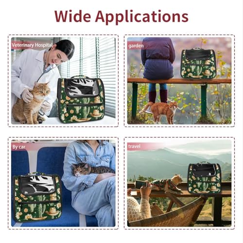 Halloween Pet Carrier Airline Approved Pet Carrier Bag Dog Carrier for Small Medium Cats Dogs Puppies Kitten - Image 23