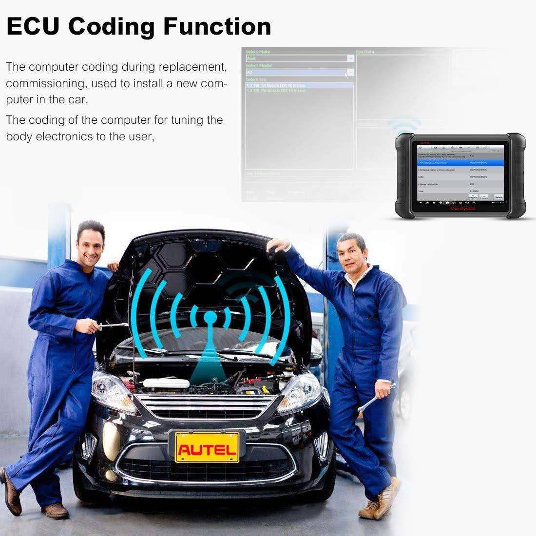 Autel MaxiSys MS906BT OBD2 Bluetooth Auto Diagnostic Tool Scanner ECU Coding - Image 3