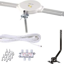 Alternative view of LAVA HD8008 Omnidirectional 360 Degree HD TV 4K Omnipro TV Antenna OmniPro HD-8008 + Installation Kit & FiveStar TV Antenna Jpole