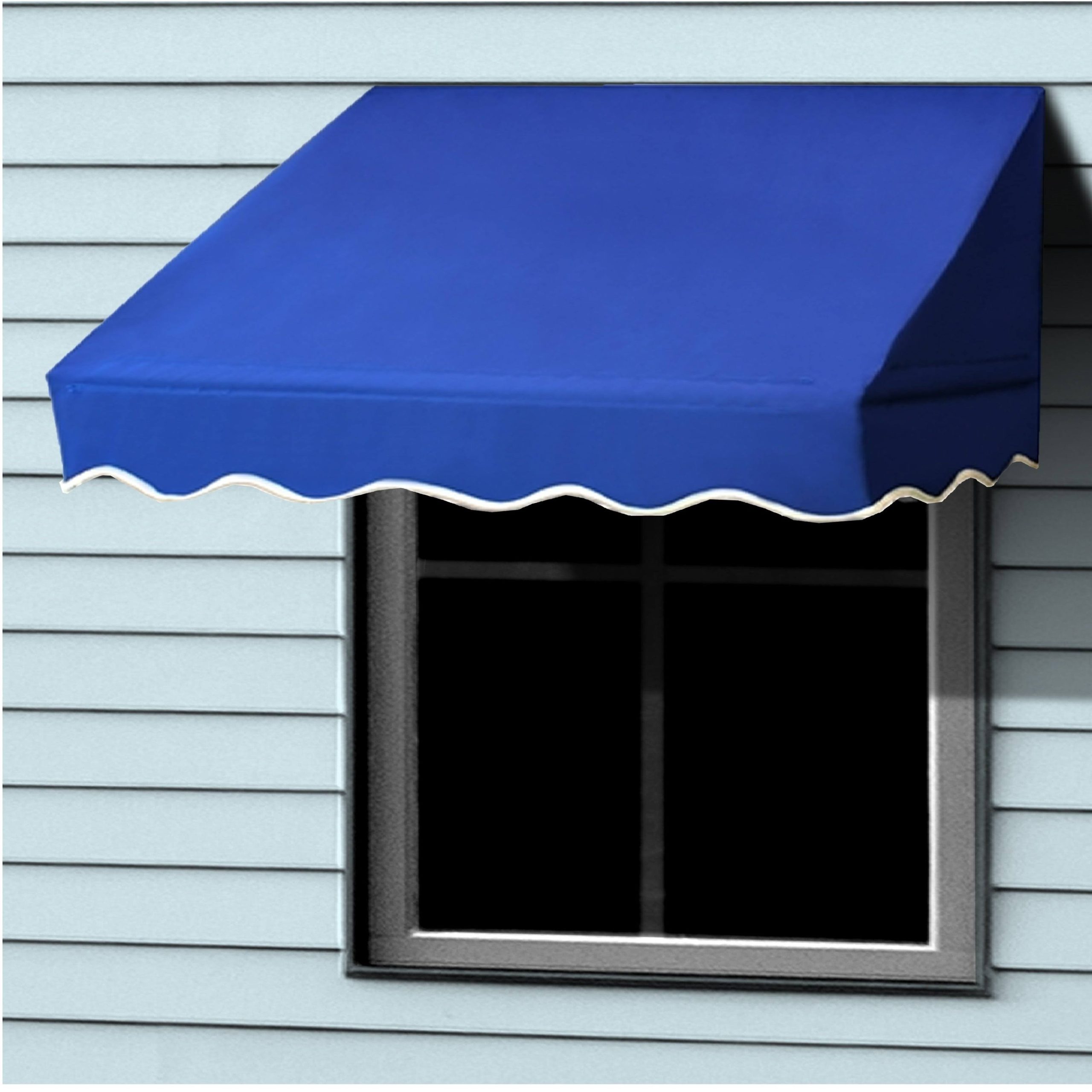 Aleko 8 x 2 ft. Window / Door Awning Canopy Blue - Image 2