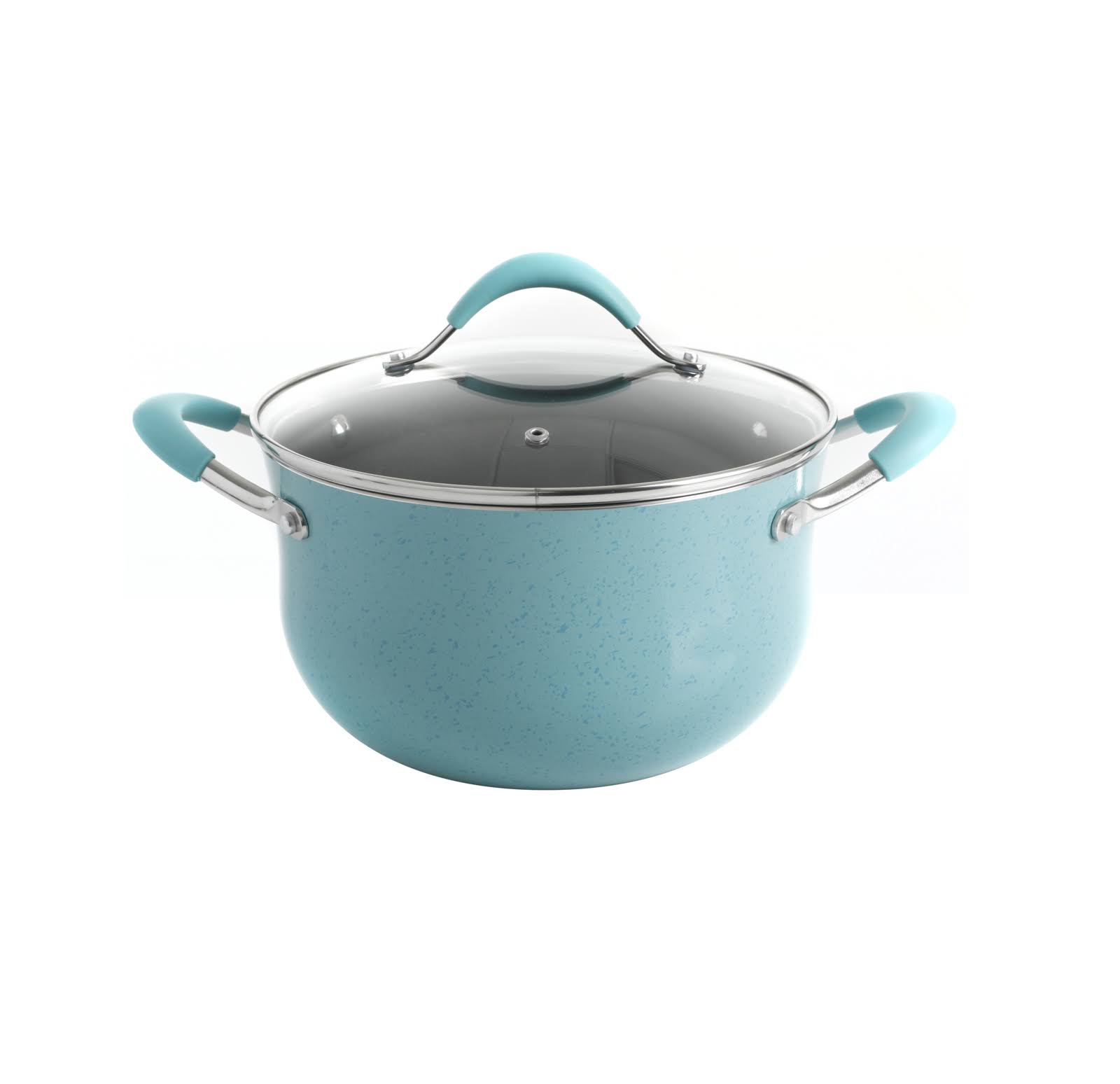 The Pioneer Woman Frontier Speckle 24-Piece Cookware Combo Set, Turquoise - Image 5
