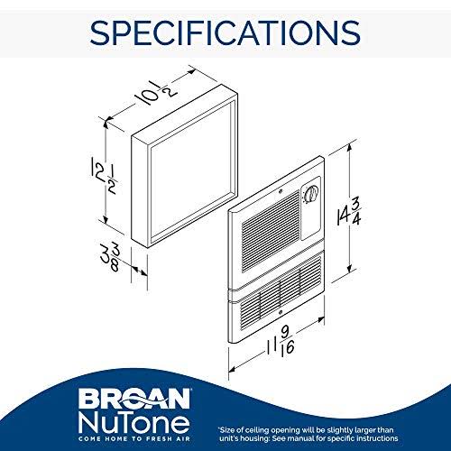 Broan 9815WH High-Capacity Wall Heater - Image 10