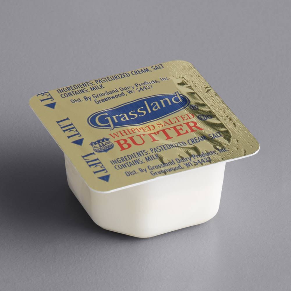Grassland 5 Gram whipped salted Butter Portion Cups – 720/Case