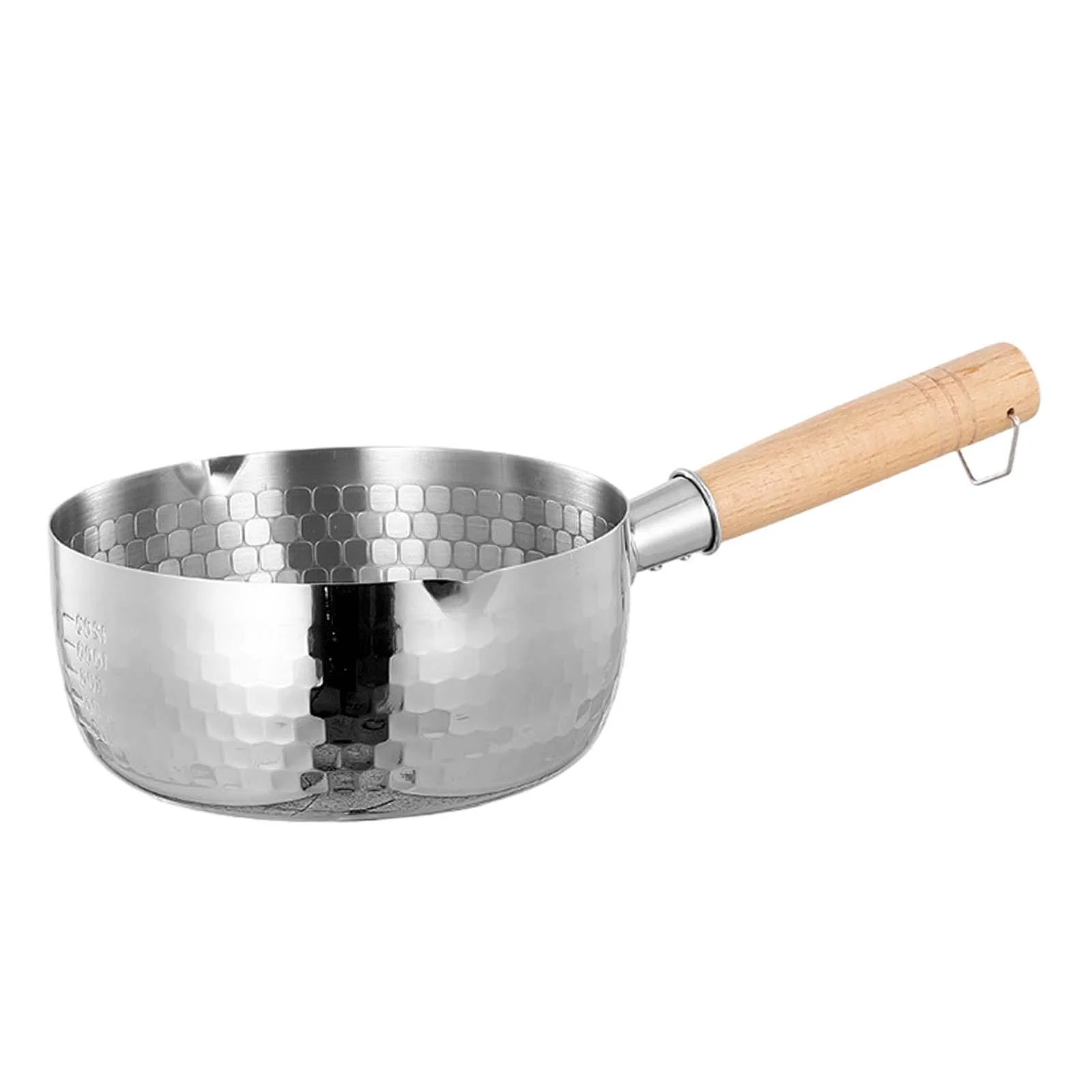 CUTICATE Japanese Saucepan Sauce Pan Universal Stoves Noodles Pasta Long Handle Stovepot Cooking Pot for Hiking Indoor Outdoor Camping 18cm - Image 5