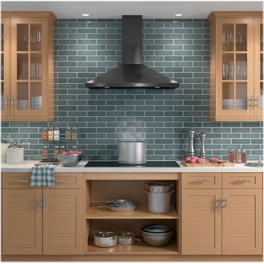 GE – 36 Convertible Range Hood – Black stainless steel - Image 5