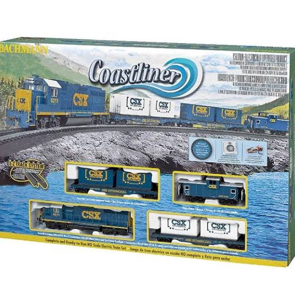 Bachmann Trains Coastliner – HO Scale Ready to Run Electric Train Set