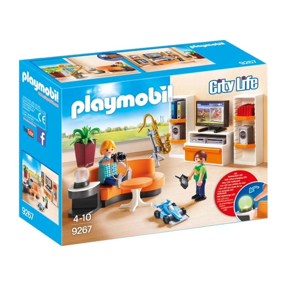 Playmobil Creative Kids Modern House Mega Toys Kit Indoor Games - Image 2