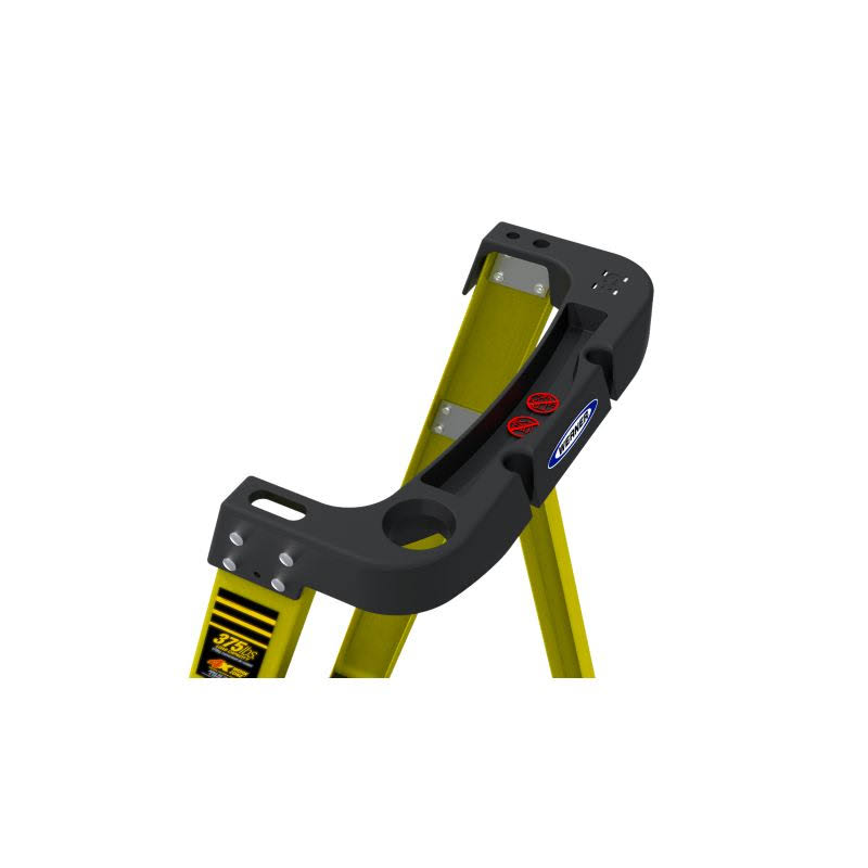 Werner Podium 8-ft Fiberglass 375-lb Type IAA Step Ladder PD7308 - Image 2