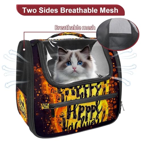 Halloween Pet Carrier Airline Approved Pet Carrier Bag Dog Carrier for Small Medium Cats Dogs Puppies Kitten - Image 91