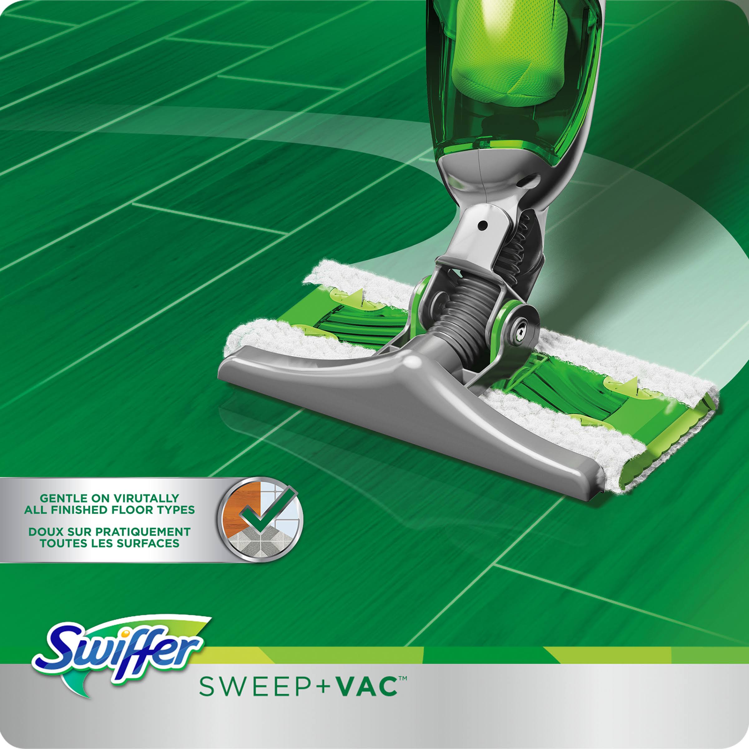 Swiffer Sweep + VAC Pet Cordless Vacuum Kit, Rechargeable Vacuum Sweeper – Each - Image 6