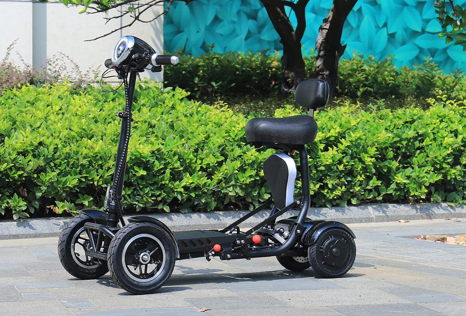 Generic 2022 New United Mobility City Slicker Battery Powered Mobility Scooter Heavy Duty Lightweight Folding 17 Miles Range Scooter (White) - Image 5