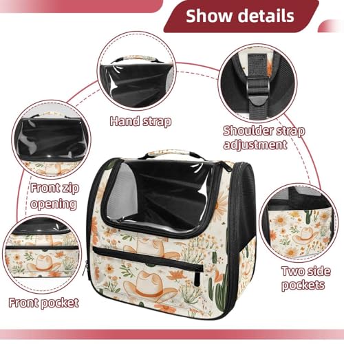 Halloween Pet Carrier Airline Approved Pet Carrier Bag Dog Carrier for Small Medium Cats Dogs Puppies Kitten - Image 68