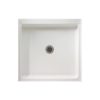 Swan Veritek 32 in. x 32 in. Single Threshold Shower Pan in White