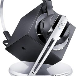 Sennheiser OfficeRunner Convertible Wireless Office Headset with Microphone – DECT 6.0 (Classic Silver)