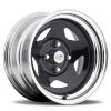 U.S. Wheel : Wheel, 021 Series Drift Star FWD, Steel, Chrome/Gloss Black, 14 inch x 7.0 Wheels