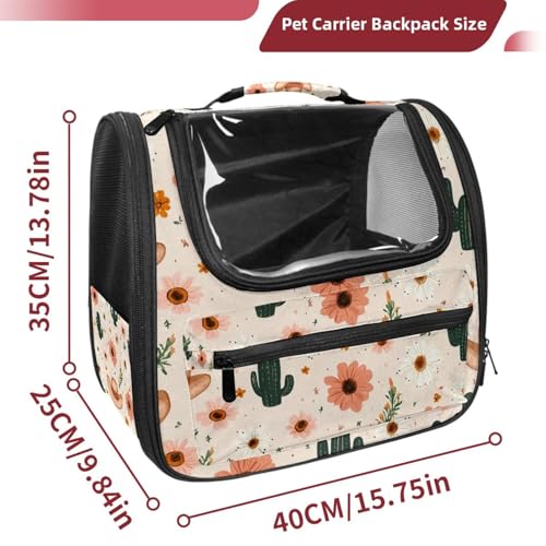 Halloween Pet Carrier Airline Approved Pet Carrier Bag Dog Carrier for Small Medium Cats Dogs Puppies Kitten - Image 11