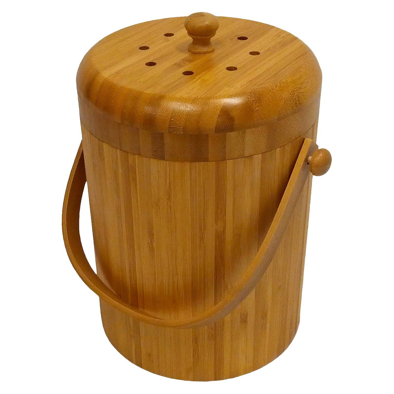 Rsvp Bamboo Compost Pail - Image 2