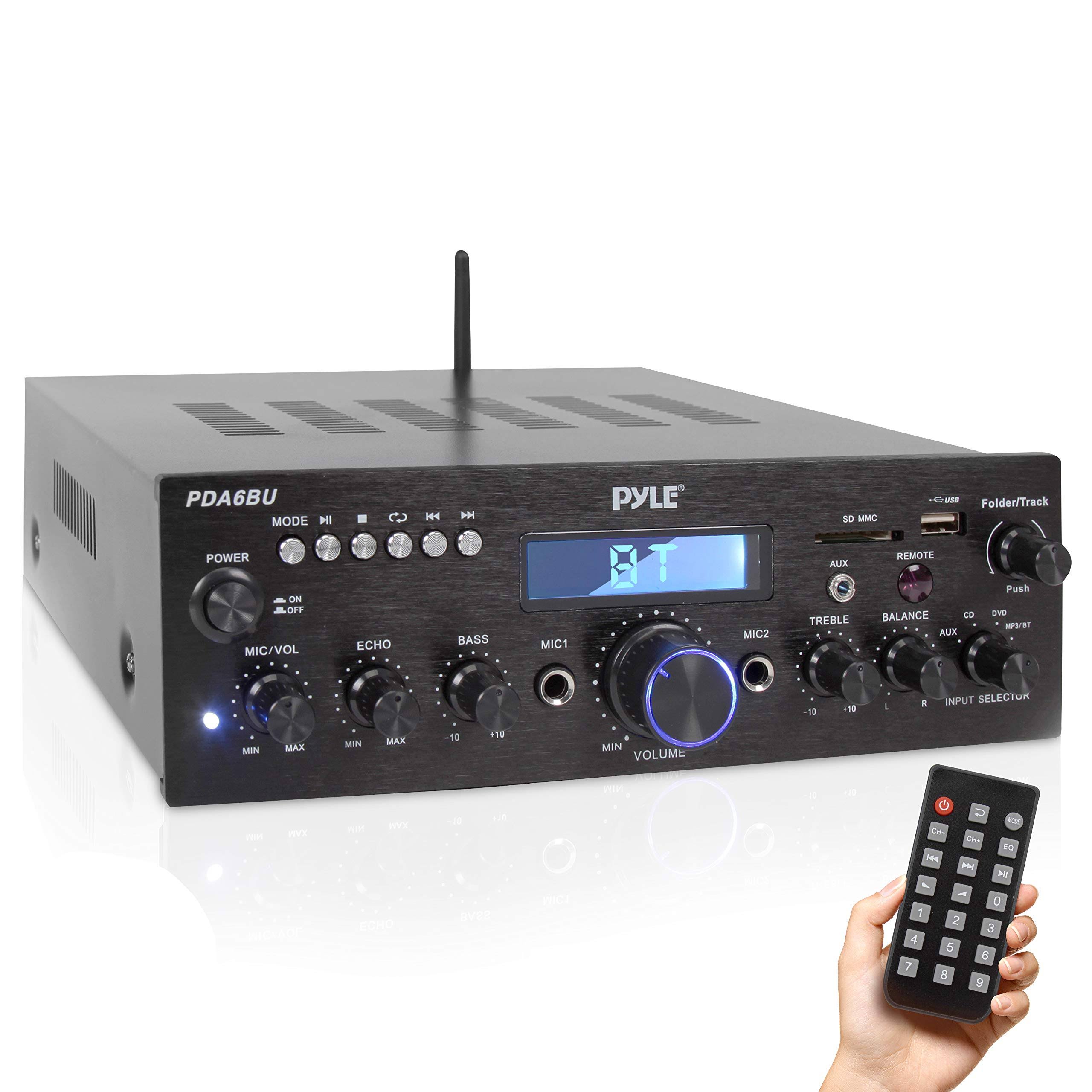 Pyle PDA6BU.5 Bluetooth Stereo Amplifier Receiver - Image 2