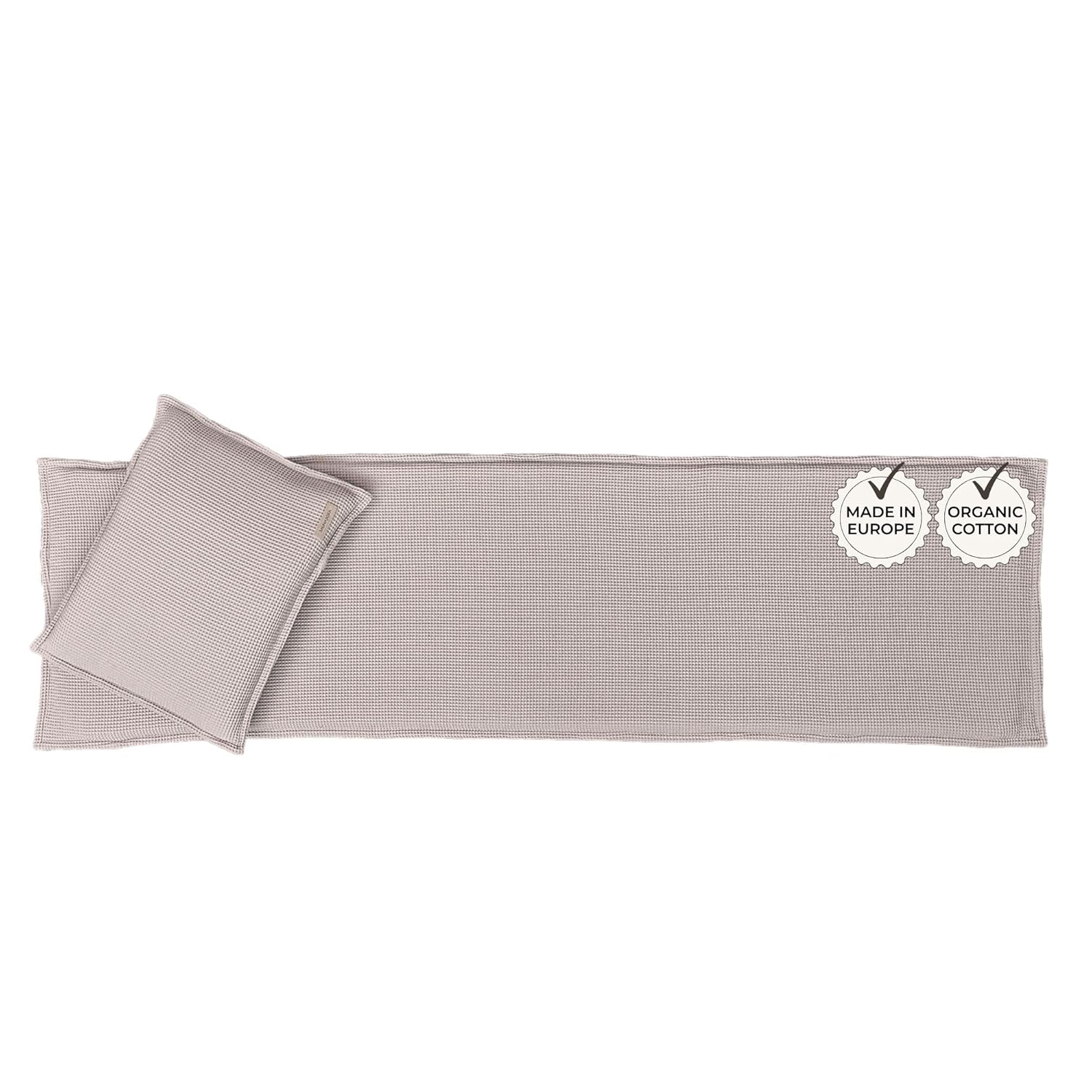 SAUNASOFA? Sauna Mat & Pillow Set ?C 2 Seater Sauna seat Cushion with Pillow ?C Heat-Resistant Sauna kit for Infrared & Finnish saunas in Grey - Image 5