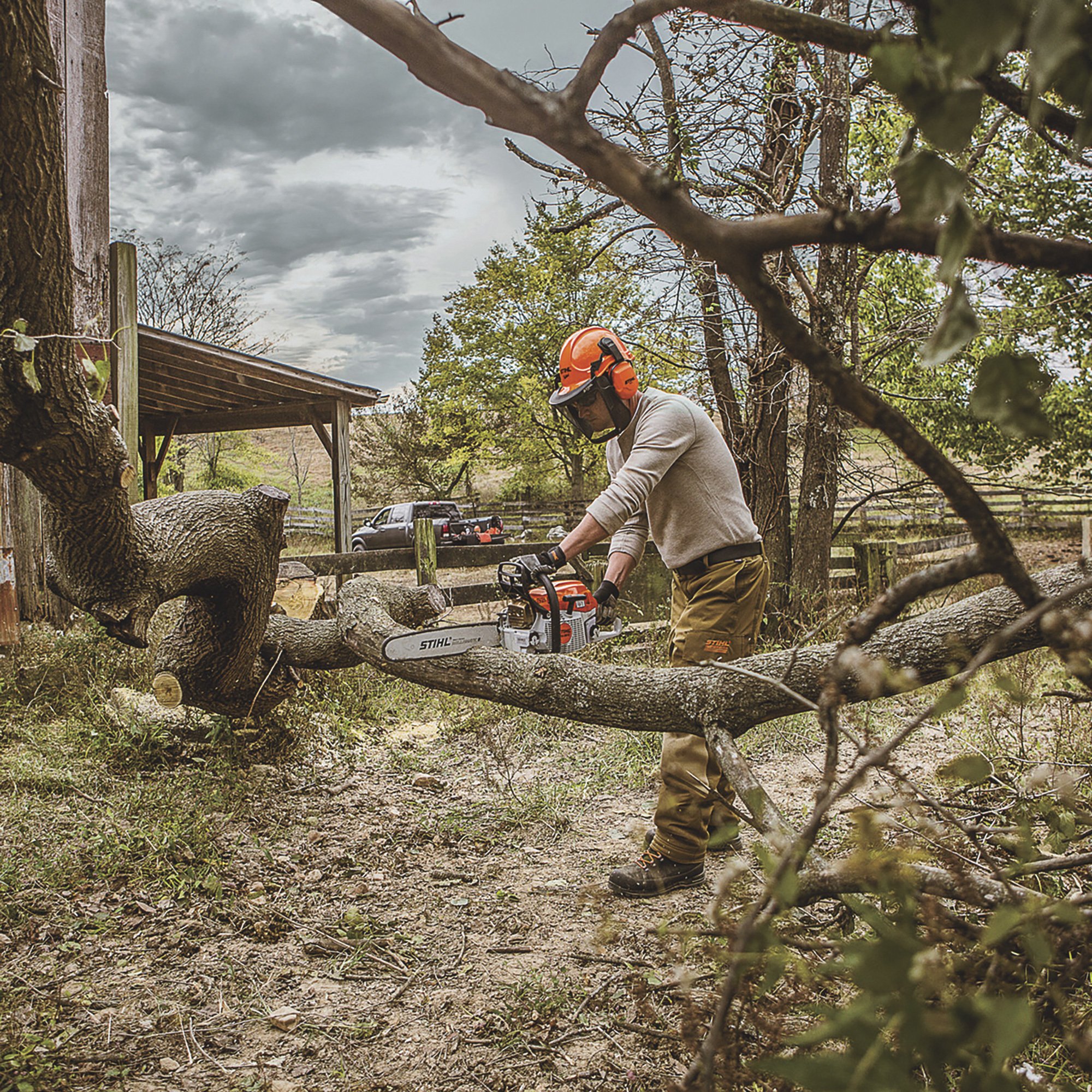 Stihl Gas-Powered Chainsaw, 18in. Bar, 50.2cc, 0.325in. Chain Pitch, Model# MS 261 C-M?18 - Image 4