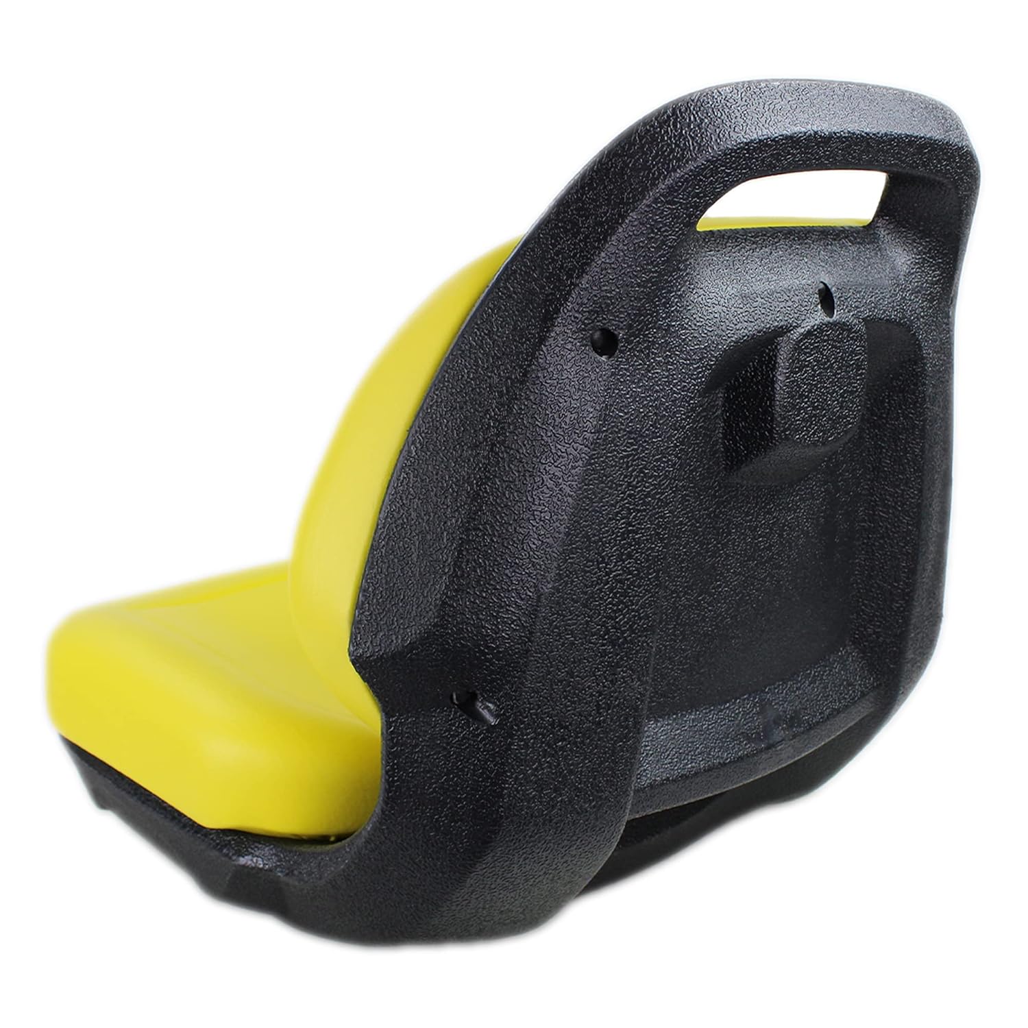 E-AUC11188 Deluxe Yellow Seat for John Deere Lawn Tractors X360, X340, X324, X320, X300R, X304, X300, X305R, X310, X330, X350, X350R, X354, X384, X380, X370, X394, X390, X580, X570+ - Image 2