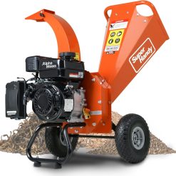 SuperHandy Mini Wood Chipper Shredder Mulcher Heavy Duty 7HP Compact Design 3 Inch Max Capacity