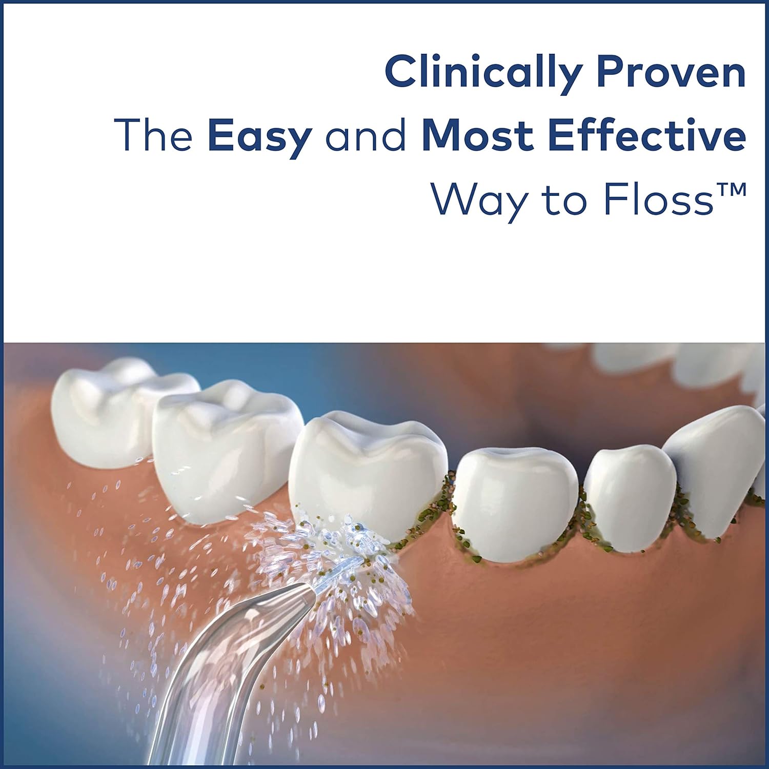 Waterpik Water Flosser Classic Professional WP 72, Countertop Oral Irrigator, White - Image 2
